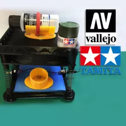 Paint Mixer Vortex Shaker from a 140mm pc fan