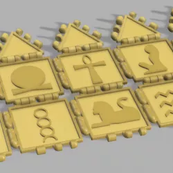 Polypanels - Egyptian hieroglyphs Special panel