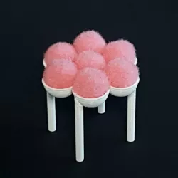 PomPom Chair - 3D Printed Doll Furniture