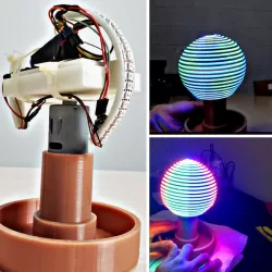 POV (Persistence of vision) 360 LED Globe Display V1