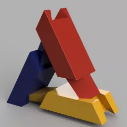 Puzzle en 3 pièces