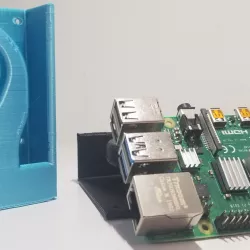 Raspberry Pi 4/4b Case (No supports - Single Print - Mountable version included)