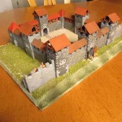 Roman-Style Wall and Gate