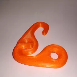 Simple Camping Hook (25 lbs Working Weight)