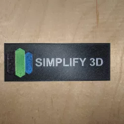 Simplify 3D Sign