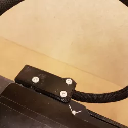 Slim MK52 angled heatbed cable cover
