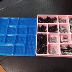 Small items divided storage box