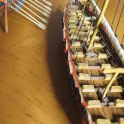 Small Viking Warship With 2x13 Oars ca. 1000 AD