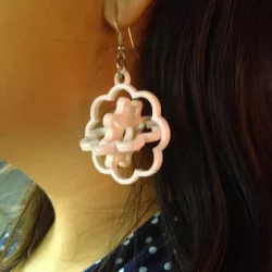 Spinning Flower Earring