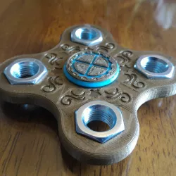 Steampunk fidget spinner