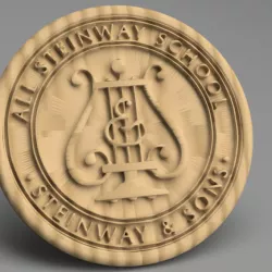 Steinway coaster