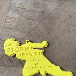 Storm Area-51 Naruto Key Chain