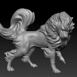 Stylized Arcanine