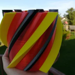 Sun and moon container