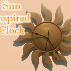 Sun Inspired Clock