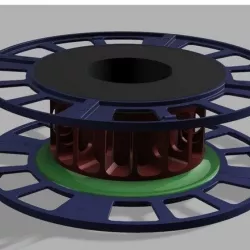 TB-Filament-Spool printable on small printbeds