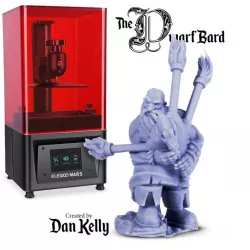 The Dwarf Bard - By Dan Kelly (Elegoo Mars Free Edition)