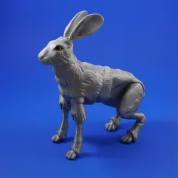 The Fabled Hare (A 3D Printed Ball-jointed Doll)