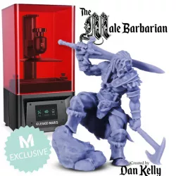 The Male Barbarian - By Dan Kelly (Elegoo Mars EXCLUSIVE Edition)