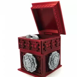 The Tudor Rose Box (with secret lock)