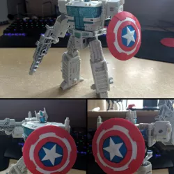 Transformers Siege Captain America Shield