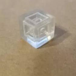Transparent 3D Print Test - Sphere in a Cage