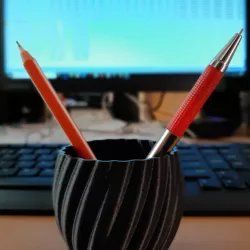 Twisted Cup Vase