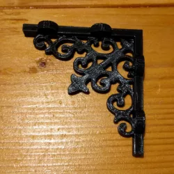Victorian Style Shelf Brackets - 4" shelf
