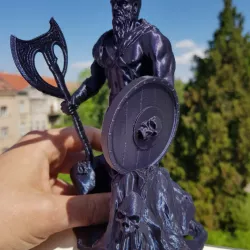 Viking Barbarian Sculpture