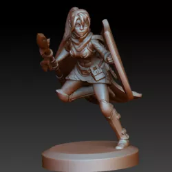 Warrior elf spearmaiden