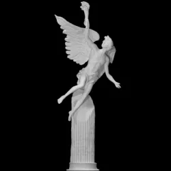 Winged genius