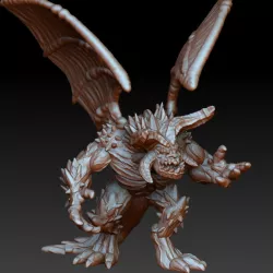 Winged greater demon