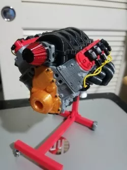 1/10 Scale Camaro LS3 motor. Working model