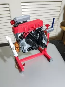 1/10 scale Toyota 22RE Motor. working model