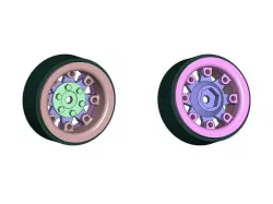 1.9" Beadlock Wheels Rims Scaler Crawler Trucks Cars