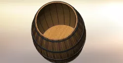 100mm Barrel with Textured Staves