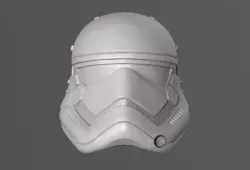 1stOrder Storm Trooper Helmet Fan Art