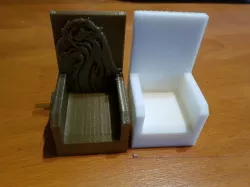 2 playmobil armchairs