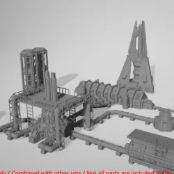$4.995070 Industrial Complex Addon furnace + accessoris