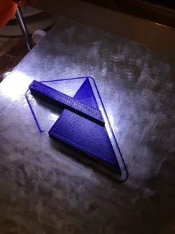 45 degree miter slide for a Dremel 580-2 4" table saw.
