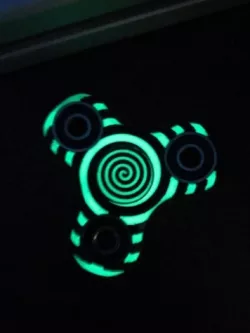 608 fidget dual colour Spiral Spinner