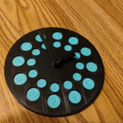 777 Educational Aid Clock