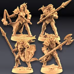 $9.00Human Fighters Guild - 4 Modular