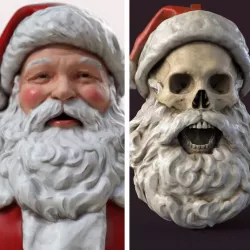 $9.98Santa Bust & Ornament Bundle
