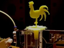 a cockerel for our 3d printer - un galletto per la nostra stampa