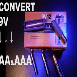 AAAA to AA and AAA Battery Adapter