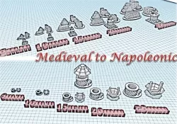 Accessories 1 - Wargame medieval to napoleonic