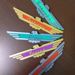 (ALTERNATE) Ford Thunderbird-inspired NFL Bird Teams Logos