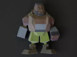 Barret Low Poly