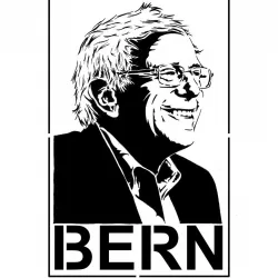 Bernie Sanders stencil